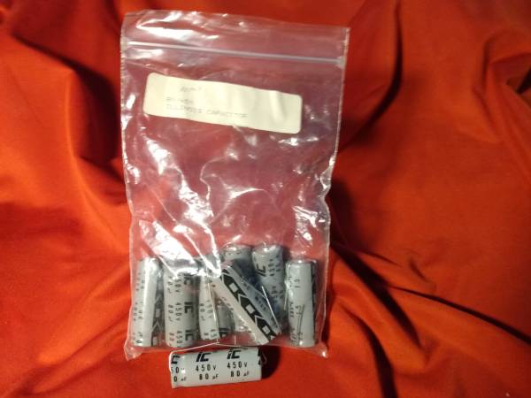 80uF 450V - Electrolytic Capacitor For Tube Amp Power Supply 1