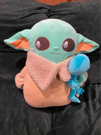 Mattel 24” Plush Grogu Baby Yoda Cuddle Plush 1