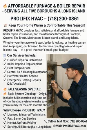 Boiler and Furnace Repair Services 1