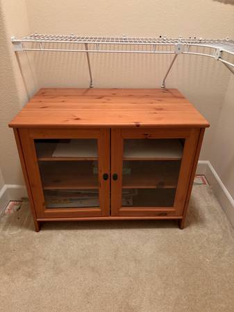 Solid pine wood cabinet 1