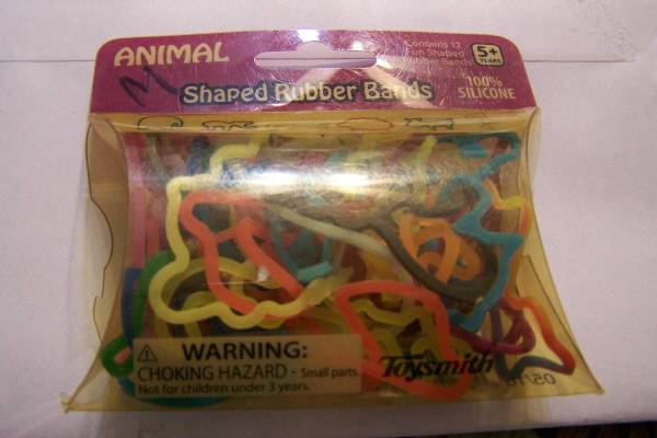New in Package Animal Shaped Rubber Band / Silly Bands 1
