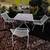 Patio set, EMU brand name, 36” table+4 chairs, outdoor furniture, 1 thumbnail