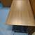 60w x 24d Modern Walnut Beveled Edge Desk w/Blk Metal T Leg & File 2 thumbnail