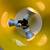 ✨ Vintage MCM Space Age Pendant Lamp – Acrylic & Glass, 18” Diameter 2 thumbnail