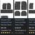 NEW. Weathertec. Heavy duty rubber floor mats 6 thumbnail