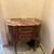 Marble French antique marble top side table accent table nightstand 5 thumbnail