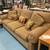 3 Seat Tan Upholstered Sofa 2 thumbnail