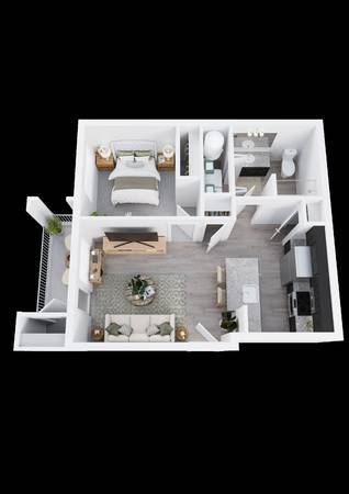 $1,575 / 1br - 647ft2 - One Bedroom 647 sf One Month Free (Progress Ridge)63672530191617121
