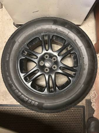 Subaru forester wheels with snow tires 1