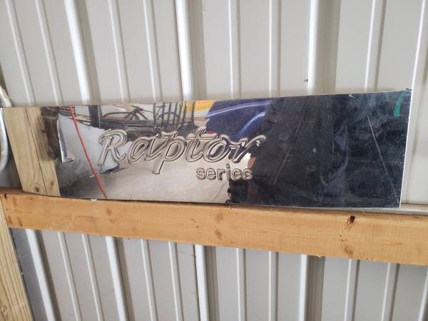 Stainless Raptor Sign 1