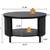 UNOPENED & Boxed 31.5” Round Coffee Table – Black 2 thumbnail
