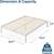 ZINUS Mia Metal Platform Queen Bed Frame 2 thumbnail