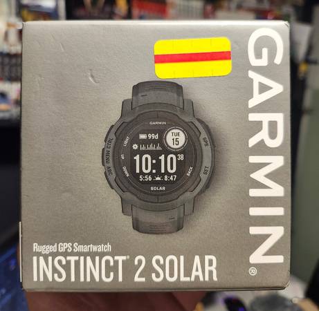 Garmin Instinct 2 Solar Rugged GPS Smartwatch NEW 1