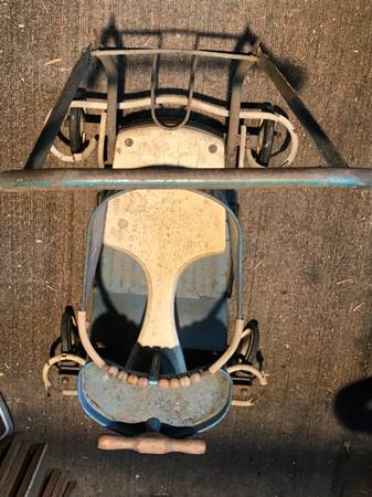 Taylor Tot metal and wood Baby Stroller 50/60's - $8063471099537537122