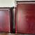 Two Mahogany Serving Trays Side Tables Cherry Finish 2 thumbnail