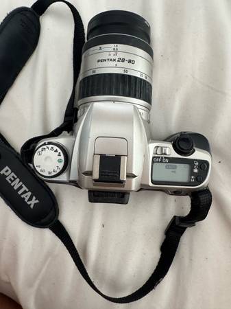 Pentax Zx-30 35mm SLR film camera with a SMC-Pentax-FA 28
