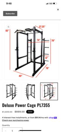 DELUX SQUAT RACK 1