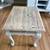 Refinished Side Table with Drawer – Paint-Washed Wood & Soft Gray 4 thumbnail