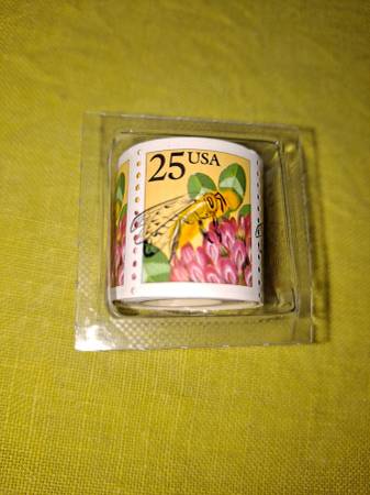 RARE HONEYBEE .25 MISPRINT STAMP ROLL 1