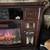 Beautiful Dark Wood Electric Fireplace and TV Stand 5 thumbnail