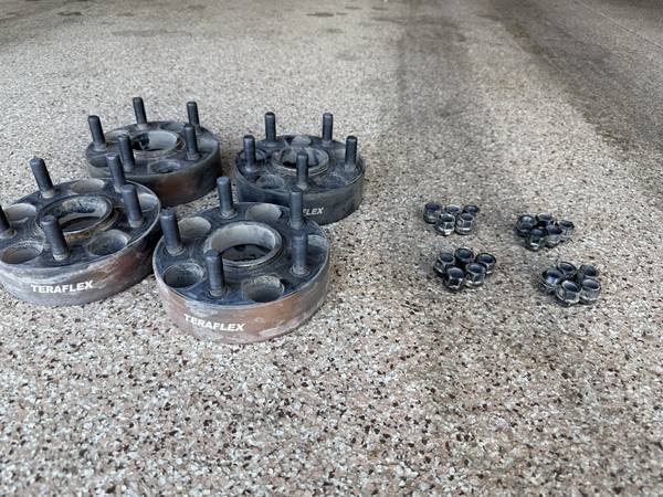 4 x Jeep Wrangler Teraflex 1.75" Wheel Offset Adapter Spacers 1