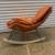 Indoor outdoor patio orange rocking chair 2 thumbnail