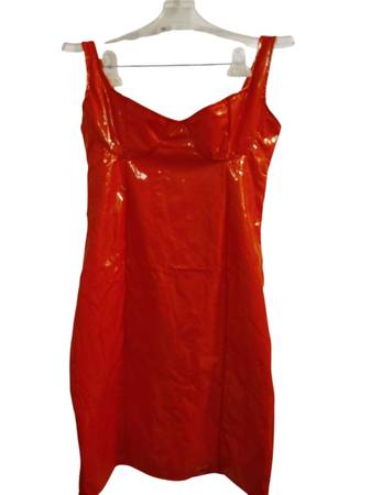 Red Latex PVC Dress for CD's 1
