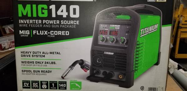 Welder MIG & Flux core 140 almost new 1