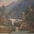 Antique painting Kochel am See mountain Germany 3 thumbnail