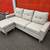 Beige Microfiber Sectional Couch / Sofa 2 thumbnail