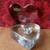 Richard Blenko Autographed Heart Shaped Candle Holders 1 thumbnail