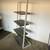 4-Tier Gray Bookshelf Ladder Bookcase 2 thumbnail