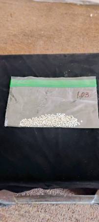 1.3 ounce .999 fine silver pellets for making jewelry 1