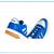 New Rare & Unique Men's Adidas Blue & White Athletic Shoes/Sneakers 3 thumbnail