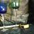 Glass cordial or candle holders.  Set of 3 7 thumbnail