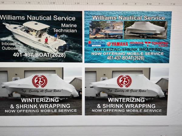 Winterizeing and shrink wrapping 1