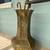 Antique Victorian Brass Umbrella Stand With Elegant Lion Detail 3 thumbnail