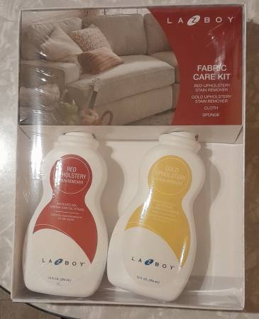 La-Z-Boy Fabric Care Kit For Red & Gold Upholstery Stain Remover 1