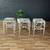 Set of 3 Mid-Century Modern Faux Bamboo Outdoor Stools, c.1960’s 4 thumbnail