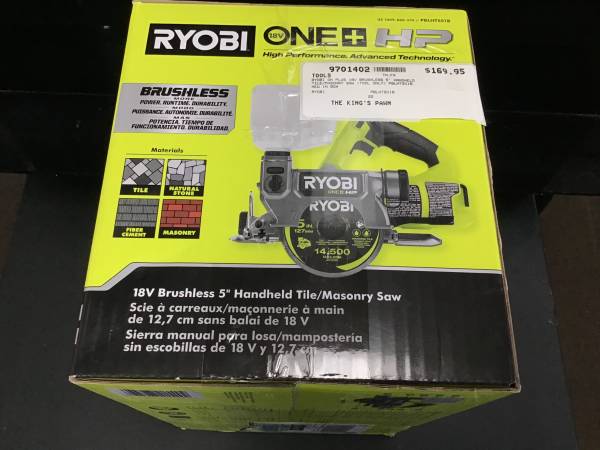 RYOBI ONE+ HP 18V SIERRA DE MANO PARA AZULEJOS/ALBAÑILERÍA (SOLO HERRAMIENTA)*NUEVA* - $170 (Escondido)63471474107393121