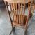 Antique solid oak rocking chair 3 thumbnail