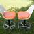 Pair of Vintage Burke Mid Century Swivel Stools 2 thumbnail