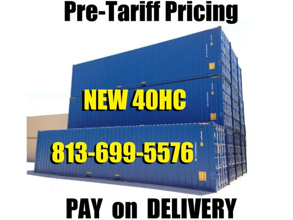 EXTRA TALL 40HC HI-CUBE STORAGE CONTAINER - SHIPPING CONTAINERS 1