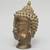 Asian Bronze Buddha Head Sculptures 12 thumbnail