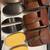 3 Victorian Brushes with Leather case 2 thumbnail