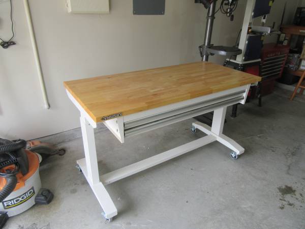 Husky Adjustable Height Work Table 1