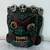 VINTAGE NEPAL PAINTED WOOD MASK OF A MONSTER WITH 5 SKULLS ON HEAD 1 thumbnail