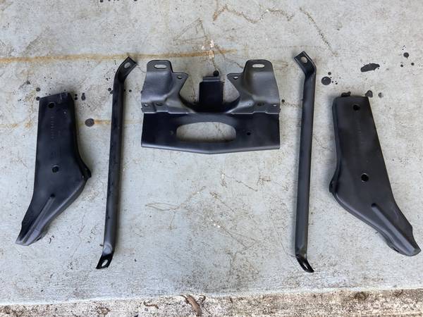 1966 Chevelle rear Bumper Brackets 1