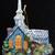 Vintage Thomas Kinkade Christmas Tree Ornament by Kurt Adler 1 thumbnail
