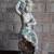 GARNIER LIQUEURS CERAMIC DIONYSUS WINE BOTTLE /DECANTER vintage Italy 3 thumbnail